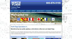 Desktop Screenshot of northflags.com